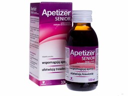 Apetizer Senior Syrop malinowo-porzeczkowy, 100 ml