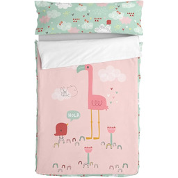 HappyFriday Śpiworek na kołdrę Moshi Moshi Hello Multicolor