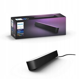 Lampa Biurkowa Inteligentna Czarna Led White and Color