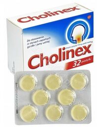 Cholinex, 32 pastylek do ssania na ból gardła