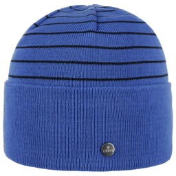 Czapka z Mankietem Organic Cotton by Lierys, ultramaryna,