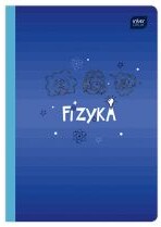ZESZYT DO FIZYKI A5 60K KRATKA OKŁADKA HYBRYDOWA