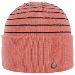 Czapka z Mankietem Organic Cotton by Lierys, koralowy,