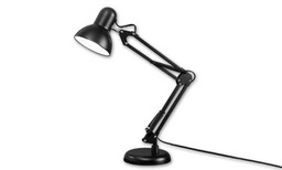 Lampa biurkowa kreślarska Lena E27 czarna