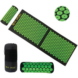 EXTRALINK Mata do akupresury B-292 XXL Czarno-zielony Zyskaj