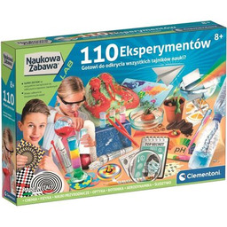 CLEMENTONI Zestaw edukacyjny Naukowa zabawa 110 eksperymentów 50720