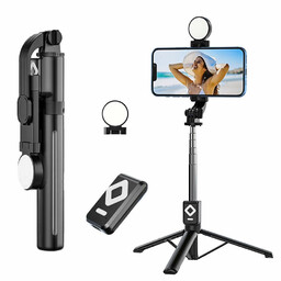 Selfie stick Uchwyt na telefon statyw z podwójną