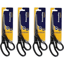 Korbond Nożyczki krawieckie, czarne, 23 cm