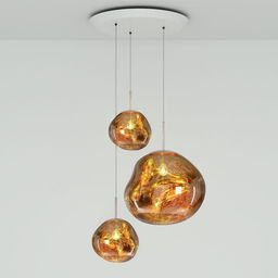 Melt Trio Round złoty - Tom Dixon -