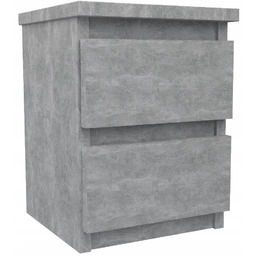 Szafka nocna 2szuflady stolik rtv komoda Beton