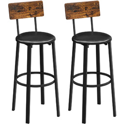 Elior Komplet 2 hokerów barowych do loftowej kuchni