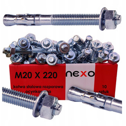 Kotwa Stalowa Ekspresowa Wbijana Do Betonu M20x220 10