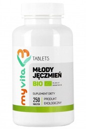 Suplement diety, MyVita, młody zielony jęczmień Bio 500mg,