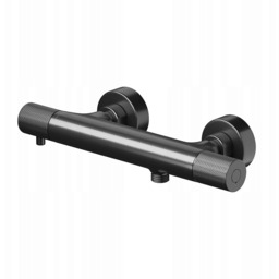 Bateria prysznicowa Termostatyczna Cersanit Zen czarny Gun Metal