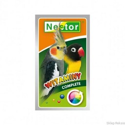 NESTOR Witaminy COMPLETE dla średnich papug 20g