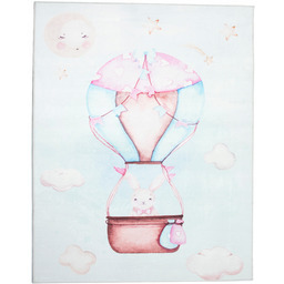 Dywan Dziecięcy Drukowany Kids 160x230 Zajączek Balon Lot
