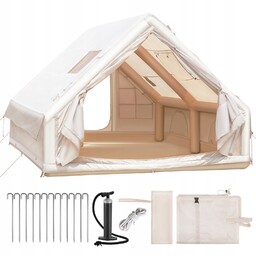 Nadmuchiwany namiot kempingowy 6-8 osobowy namiot glampingowy