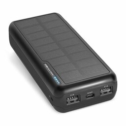 Powerbank solarny SBS 20000mAh Czarny TTBB20000SK