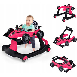 Wózek Do Nauki Chodzenia 4W1 Składany Chodzik Jeździk