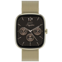 Garett Smartwatch Flow mesh złoty - Zestaw