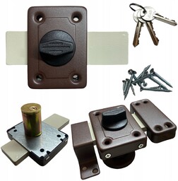 Zamek nawierzchniowy do drzwi zasuwa Gama 140 mm