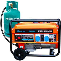 Agregat prądotwórczy hybrydowy, Extralink EGH-3000, 3kW 1F