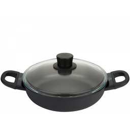 Ballarini Patelnia Głęboka 2H + Pokrywka 24 Cm
