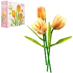 Klocki plastikowe QBI Pomarańczowy tulipan SA260507