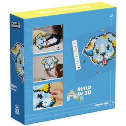 PLUS-PLUS Klocki plastikowe Puzzle by number Pies 014-3961
