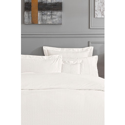 Valeron Komplet pościeli żakardowej Cole White