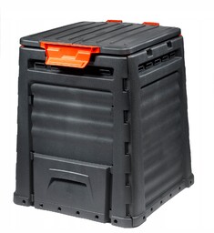 Kompostownik ogrodowy Keter Eco 320L, czarny