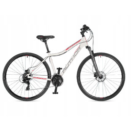 Rower Author Cross Horizon Asl 17" biało grafitowy