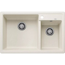 BLANCO Zlewozmywak półtorakomorowy Legra 8 527089 Delikatny biały