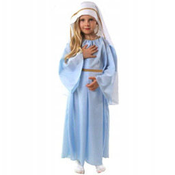 strój Maryja sukienka Maria błękit Jasełka 110-120