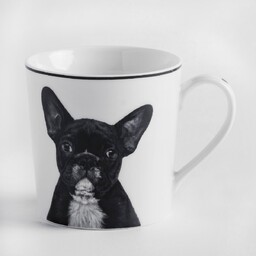 Kubek Frenchie z motywem zwierzęcym