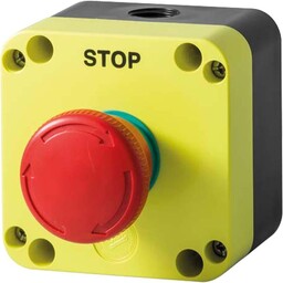 Grzybek bezpieczeństwa STOP, PQ01R4N, w obudowie