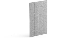 Ścianka biurkowa SPLIT, 400x600 mm, jasnoszary