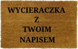 60x40 Wycieraczka kokosowa z Twoim napisem