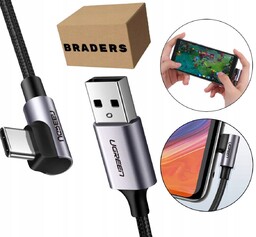Kabel UG USB-C Typ C Kątowy 90 Stopni