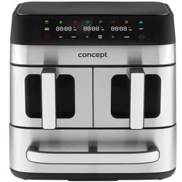 CONCEPT Air Fryer Frytkownica beztłuszczowa Pizza Trio FR9000