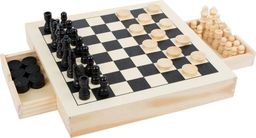 Zestaw trzech gier szachy warcaby młynek 11208-Small Foot,