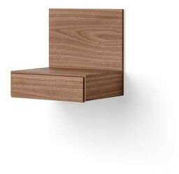 New Works - Tana Wall Mounted Nightstand Walnut