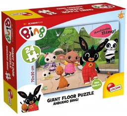 Lisciani, puzzle podłogowe Bing, 24 el.