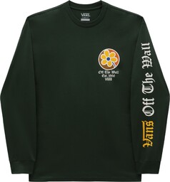 t-shirt męski VANS OLD ENGLISH FLORAL LOGO LS