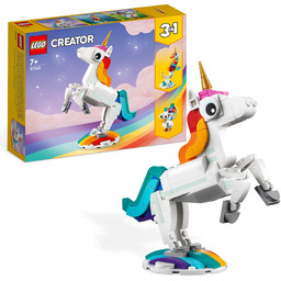 LEGO 31140 Creator 3 w 1 Magiczny jednorożec,