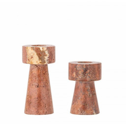 Bloomingville ANNELI Świecznik z Trawertynu 2 Szt. /