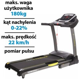 Bieżnia elektryczna HMS BE8510i 2600W 22km/h