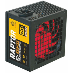 Zasilacz ATX Rebeltec RAPTOR 500W, BRONZE 80+, Single
