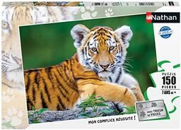 Nathan- Puzzle 150 sztuk Tiger Dziecięcy tygrys, 4005556861545