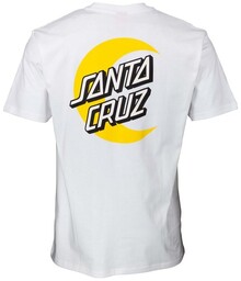 koszulka SANTA CRUZ - Moon Dot T-Shirt White